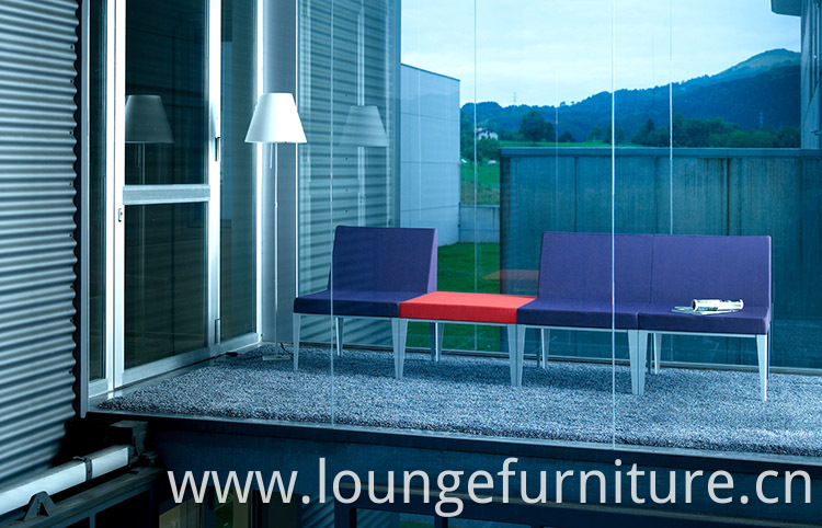 Italian Light Luxury Lounge Sofa Living Office Leather Dirt Resistant Lounge Sofa